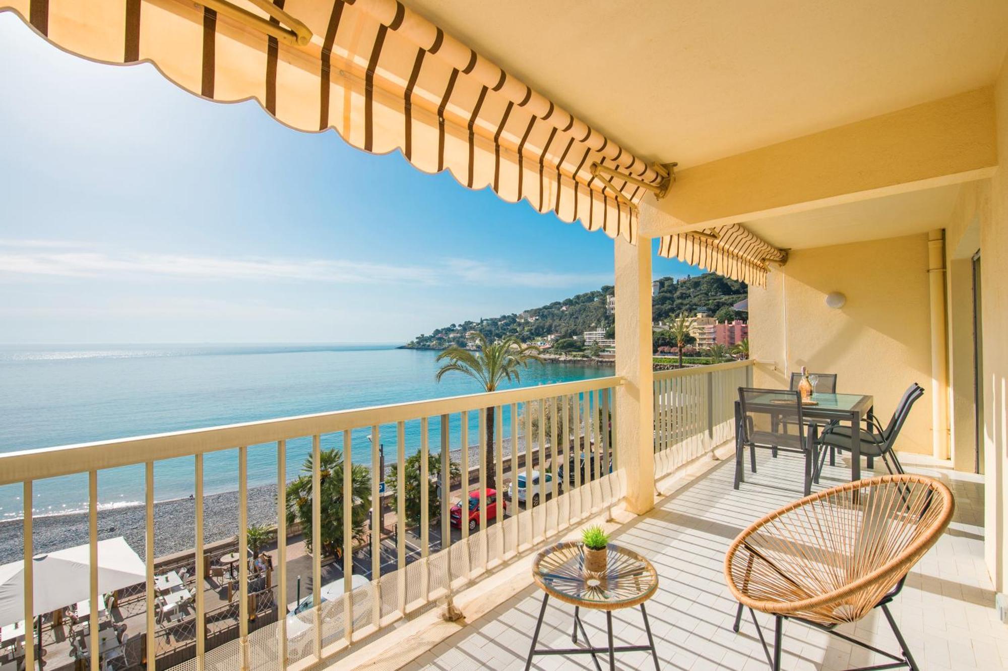 Roquebrune Plage - Terrace Splendid Sea View - BW Exterior photo